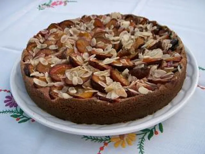 Kirschen-Vollkorn-Kuchen (oder Zwetschgen)