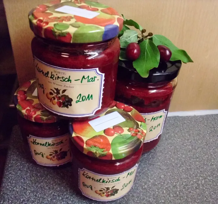 Kornelkirschenmarmelade