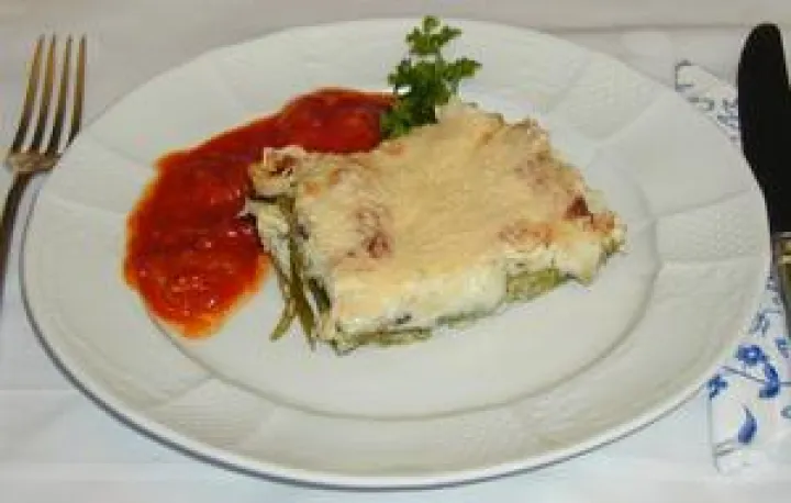 Lasagne mit Huhn und Champignons