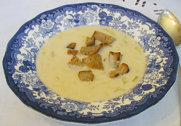Lauchcremesuppe