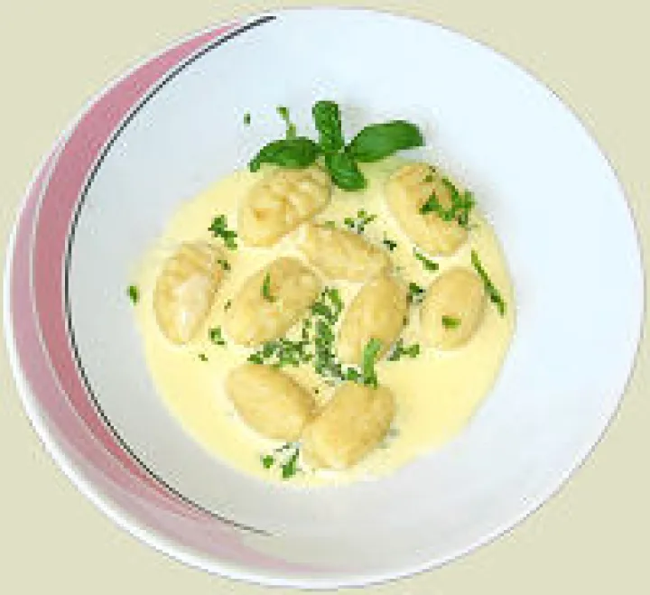 Gnocchi in Käsesauce 