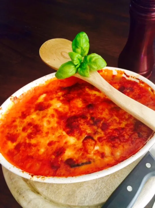 Melanzani-Käse Auflauf