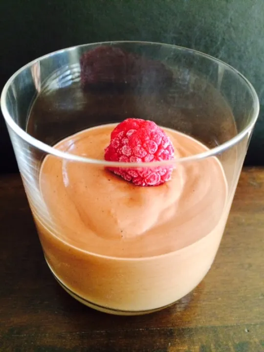 Mousse au chocolat im Glas