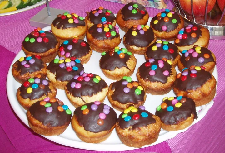 Muffins mit Smarties