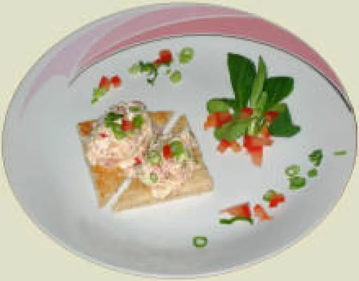 Tatar von der Räucherforelle 