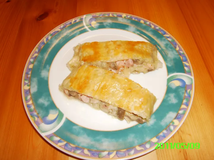 Schinkenkäse Strudel