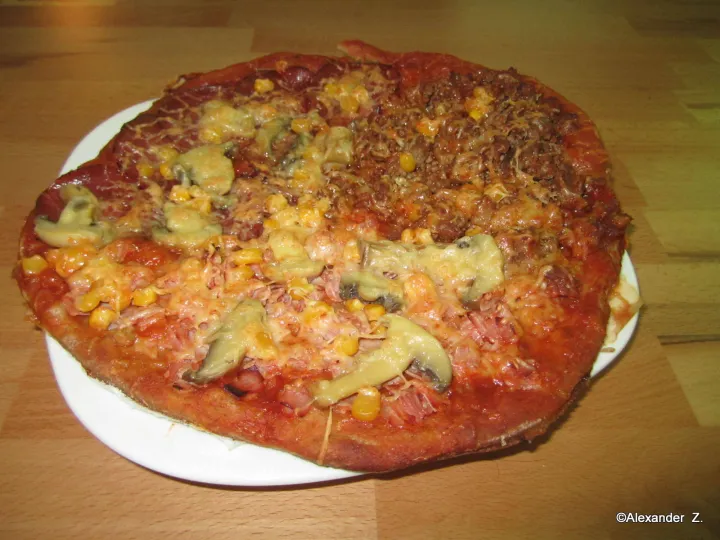 Topfen Vollkorn Pizzateig
