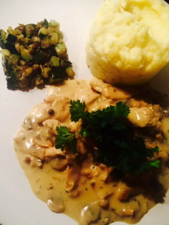 Geschnetzeltes von der Pute