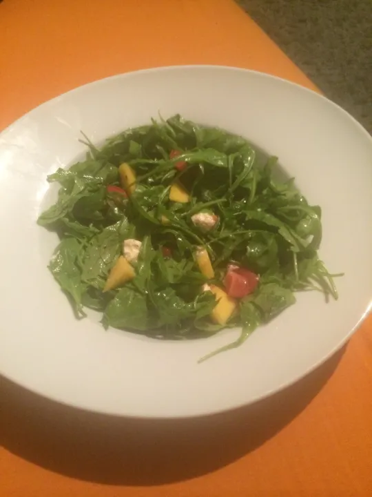 Rucola- Mango- Mozzarella Salat