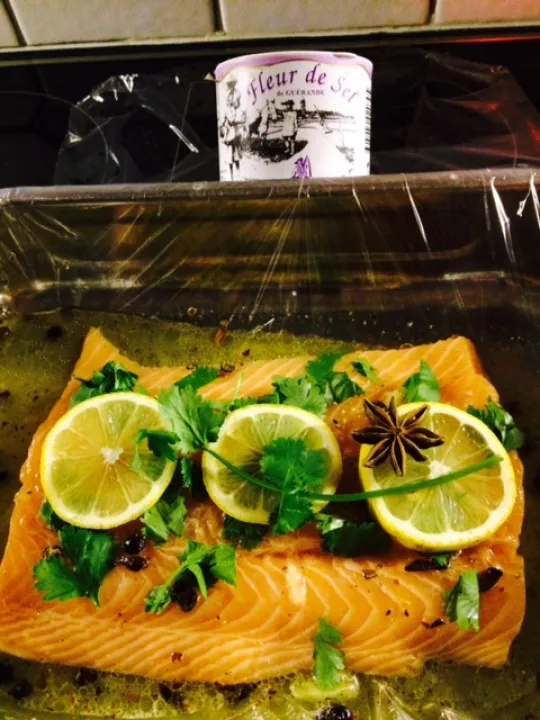 SELBST gebeizter Lachs