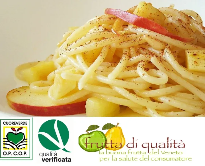 Spaghetti mit Äpfel 