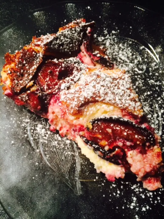 Topfentorte mit Obst 