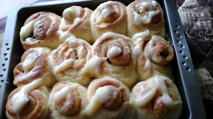 Amerikanische Zimtschnecken