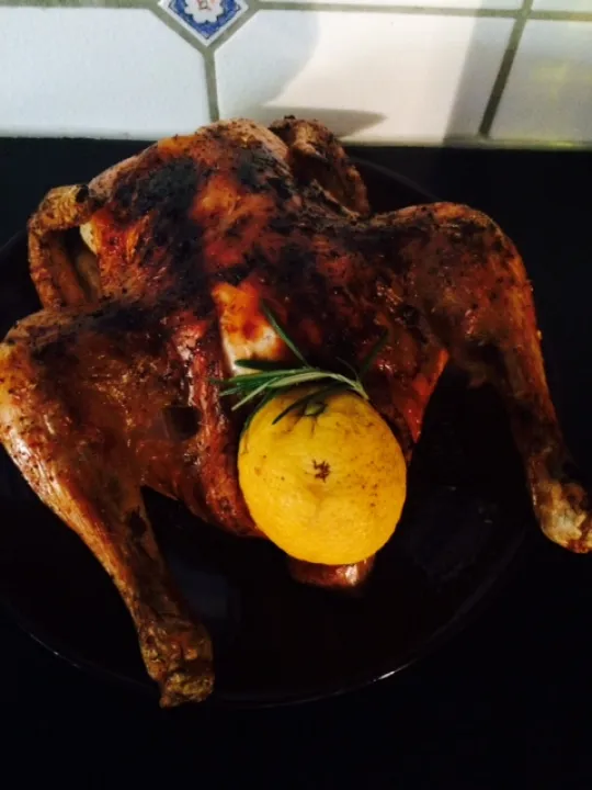 Zitronen Huhn mit Kräuter