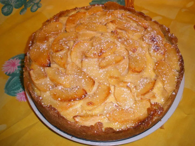 Steirischer Apfelkuchen mit Guss