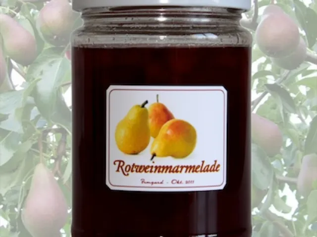 Birnen-Rotwein-Marmelade