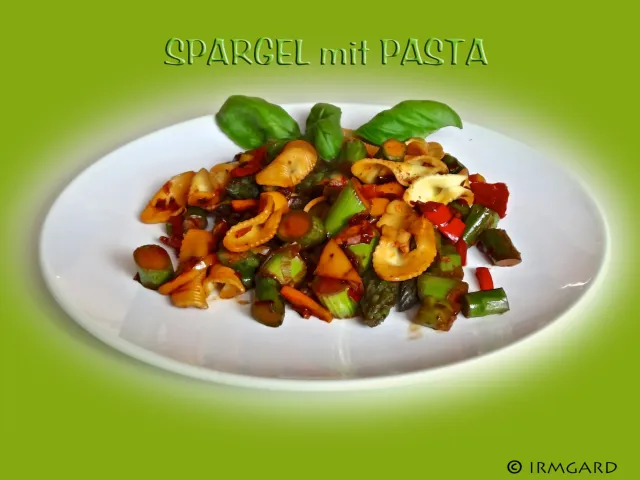 Spargel mit Pasta