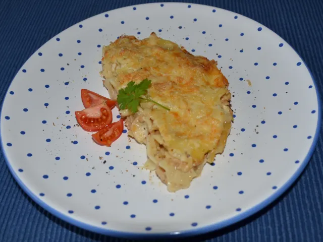 Überbackener Restl-Auflauf 