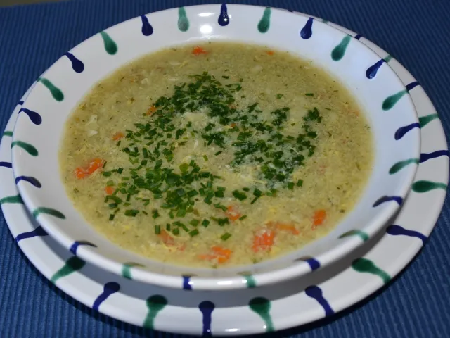 Grießeinlaufsuppe