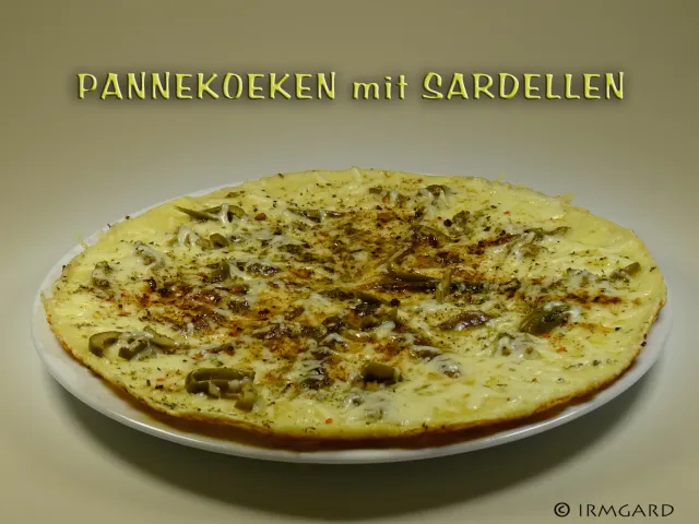 Pannekoeken mit Sardellen (Pikante Holländische Palatschinken)