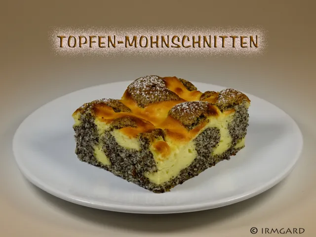 Topfen-Mohnschnitten