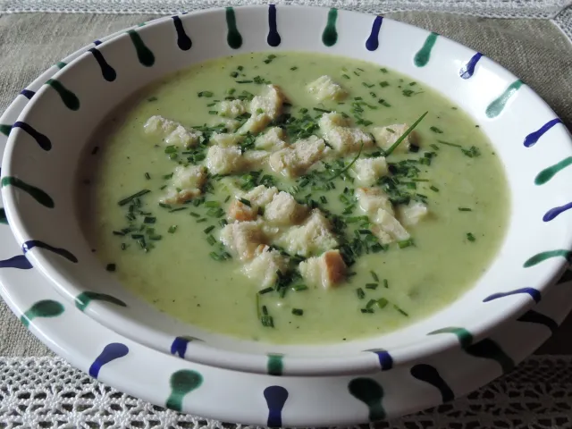 Herzhafte Lauchsuppe