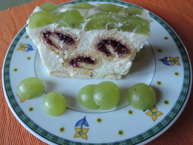 Süße Traubenschnitten