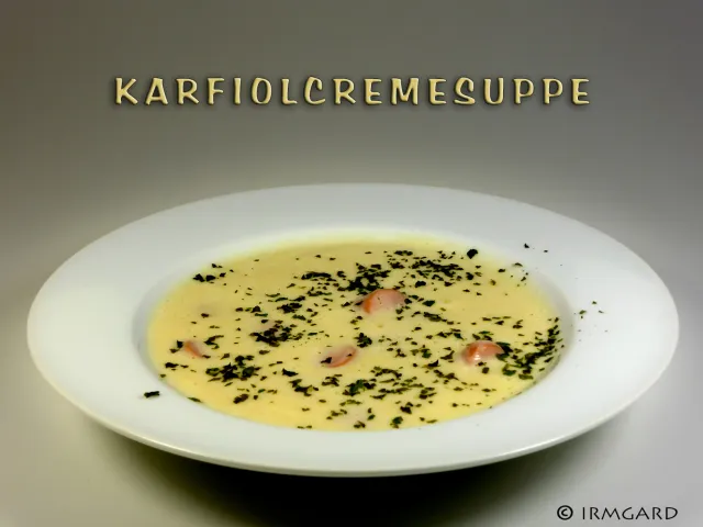 Karfiolcremesuppe