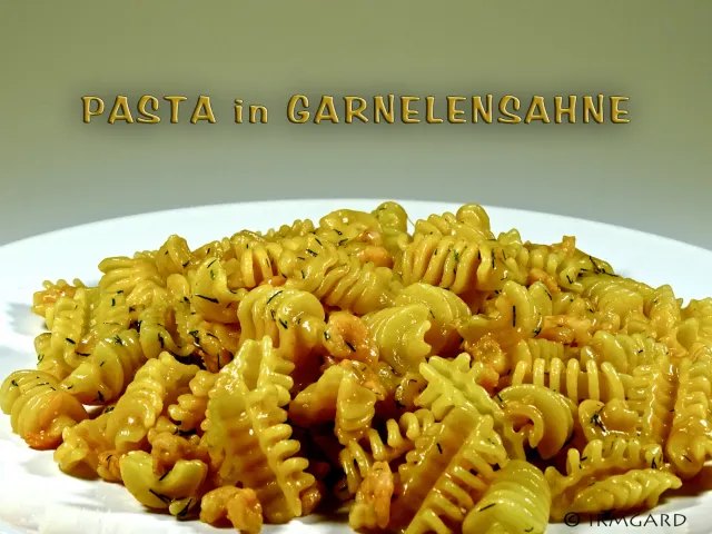 Pasta in Garnelensahne