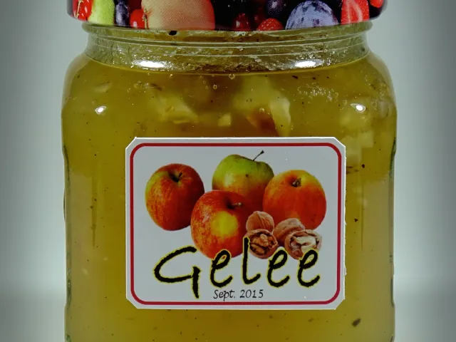 Apfel-Walnuss-Gelee
