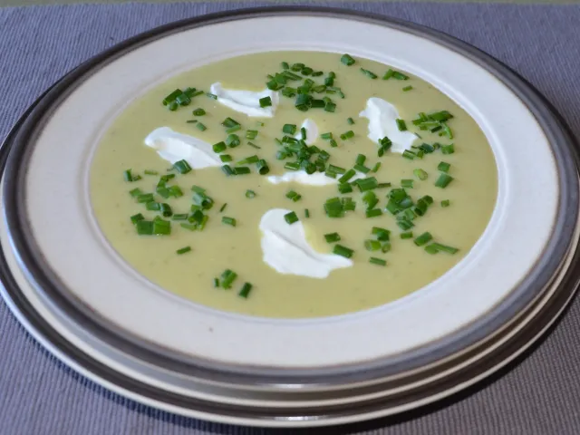 Lauchcreme-Suppe