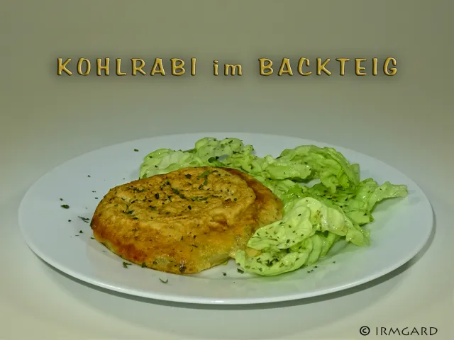 Kohlrabi im Backteig