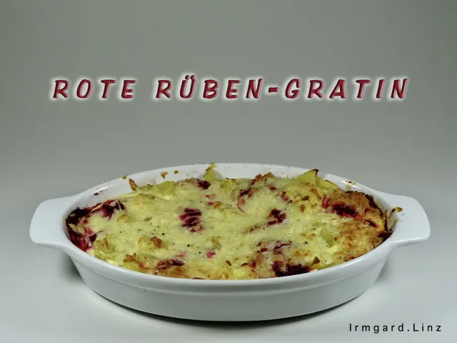 Rote Rüben Gratin