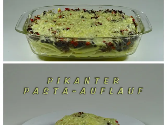Pikanter Pasta-Auflauf