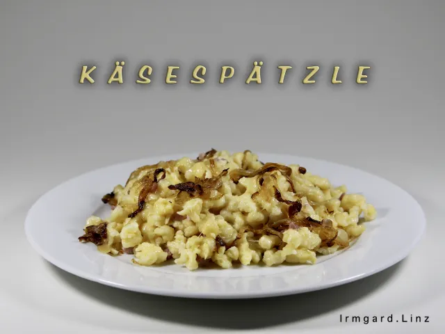 Überbackene Käsespätzle