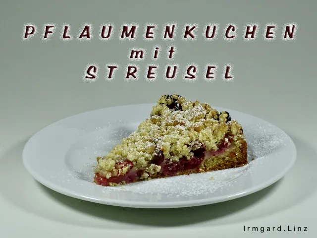 Pflaumenkuchen mit Streusel