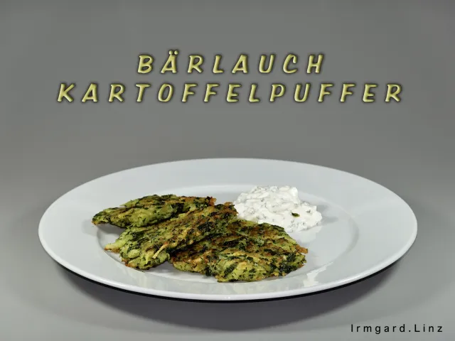 Bärlauch-Kartoffelpuffer