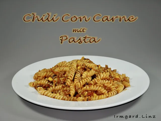 Chili con Carne mit Pasta