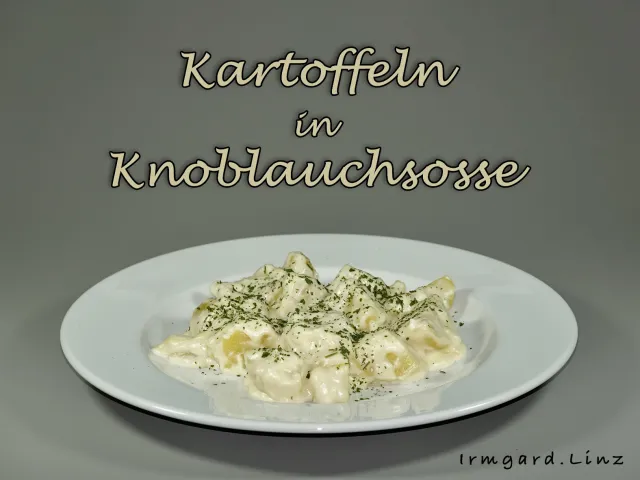 Kartoffeln in Knoblauchsosse