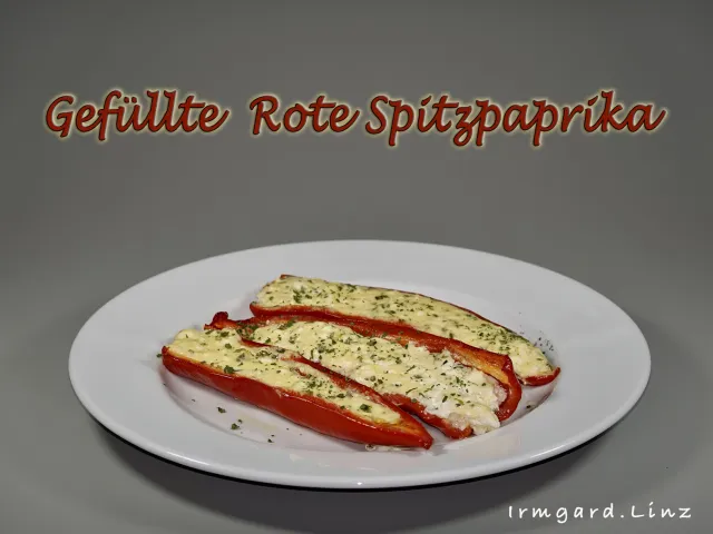 Gefüllte Rote Spitzpaprika