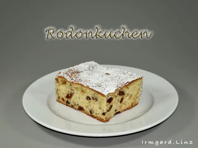 Rodonkuchen vom Blech