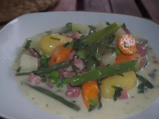 Snüsch - Norddeutscher sommerlicher Gemüseeintopf 