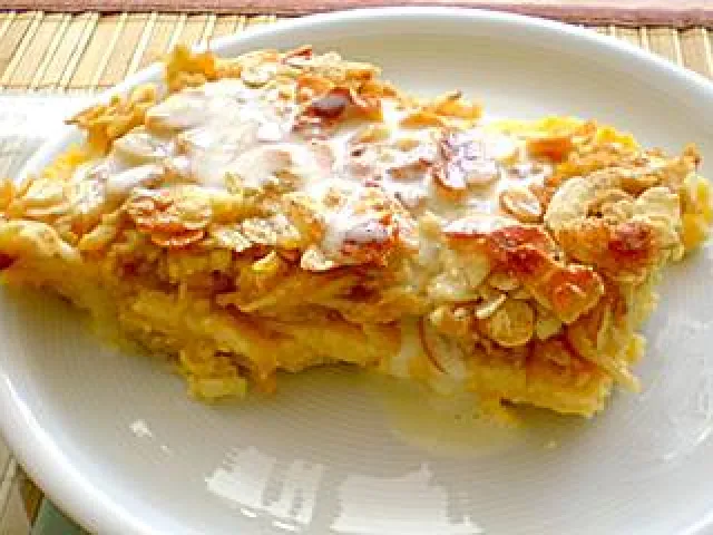 Polenta mit Apfel - Mandelkruste