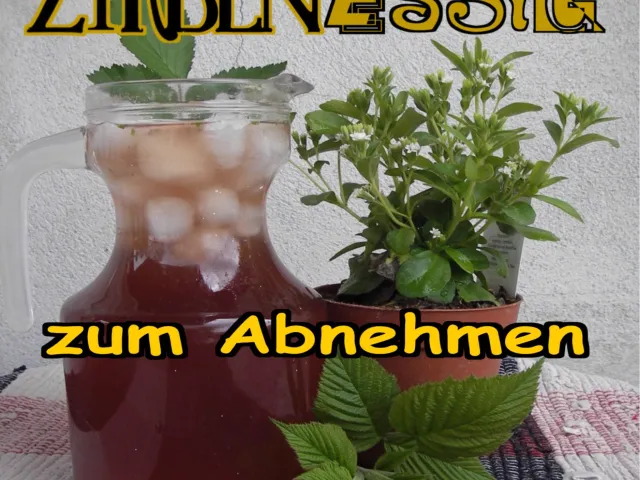 Eistee mit Zirbenessig