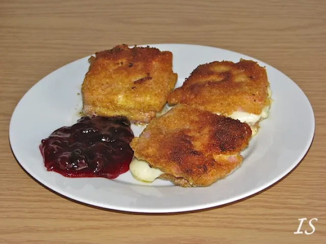 Gefüllter Leberkäse