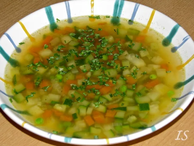 Klare Gemüsesuppe