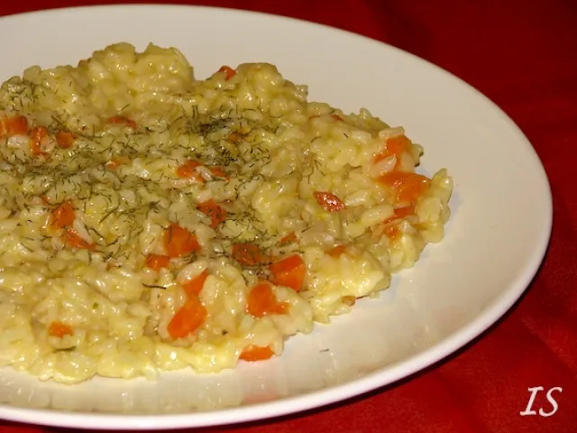 Risotto  con carote