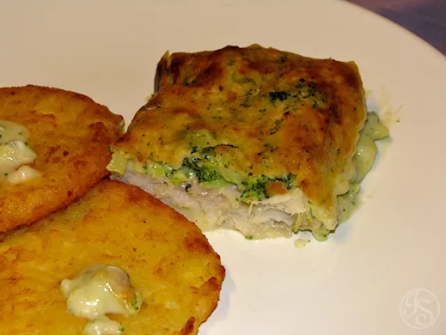 Seelachs mit Brokkoli-Käsekruste