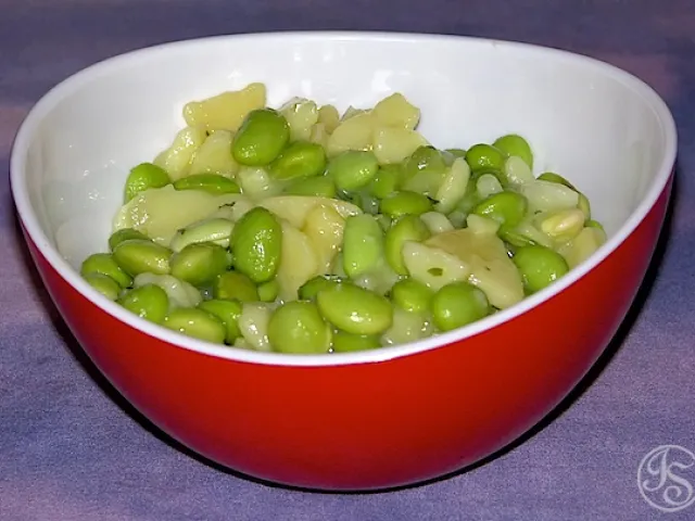 Kartoffelsalat mit Sojabohnen