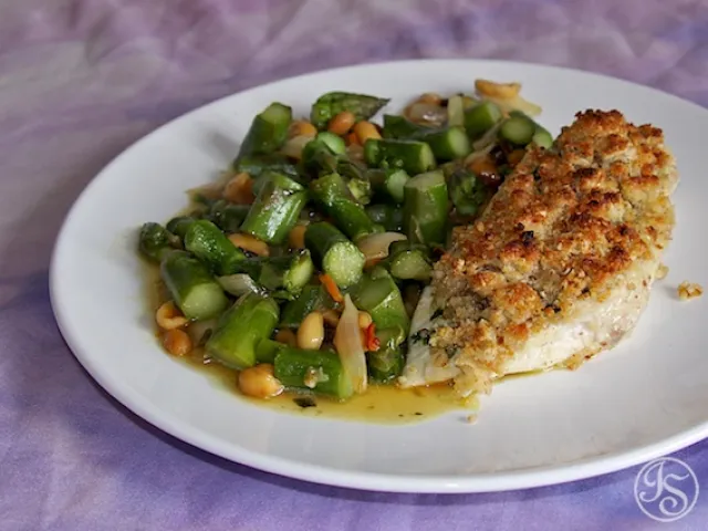 Hähnchenfilet mit Käsekruste